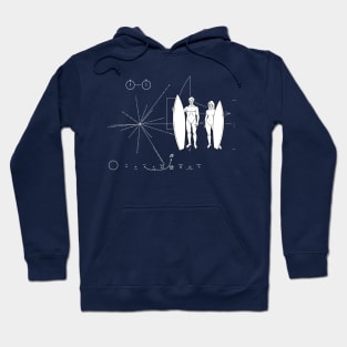 Pioneer plaque Surfing lifestyle Hoodie